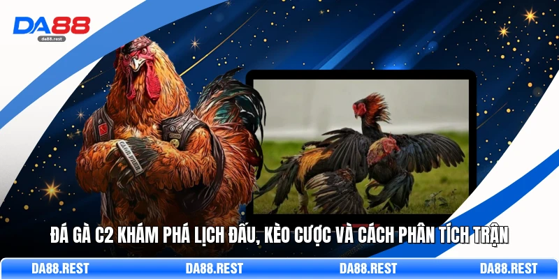 Đá Gà C2 Khám Phá Lịch Đấu, Kèo Cược Và Cách Phân Tích Trận